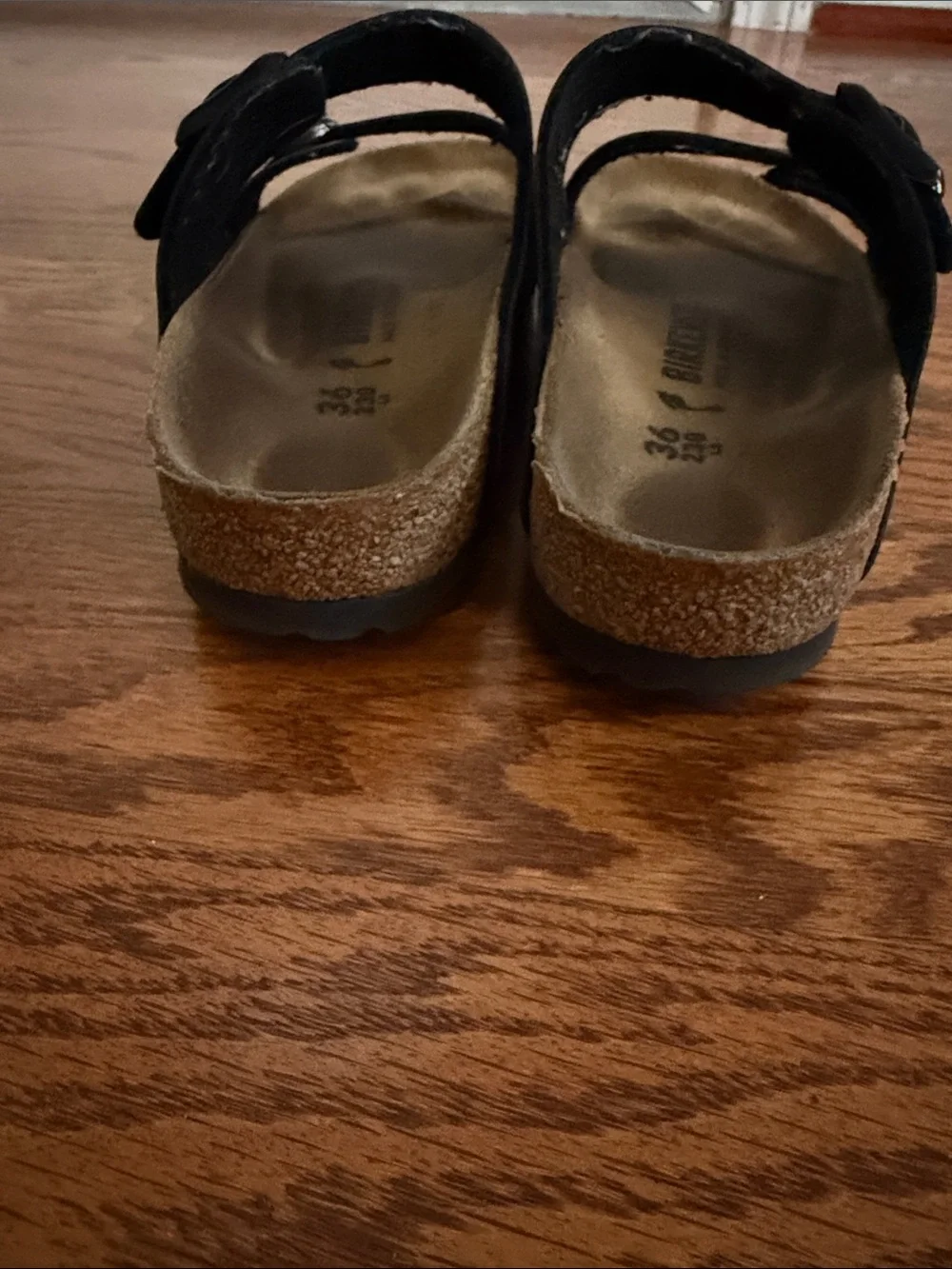 Birkenstock Kids Black Double-Strap Buckle Sandals